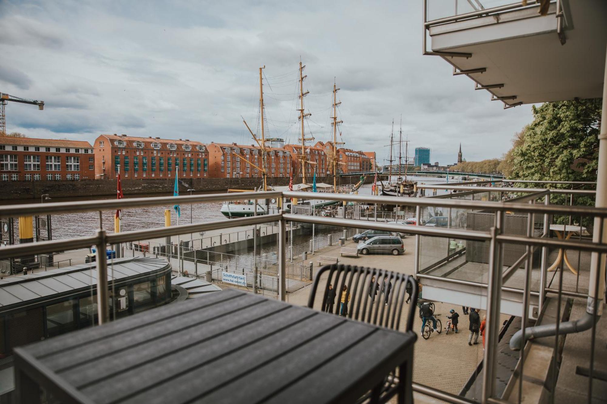Moderne Wohnung Mit Weserblick Und Uferpromenade BRE Εξωτερικό φωτογραφία